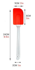 Cream Scraper Anti-deformed Silicone Cooking Utensils Cake Spatula Kitchen Tool
